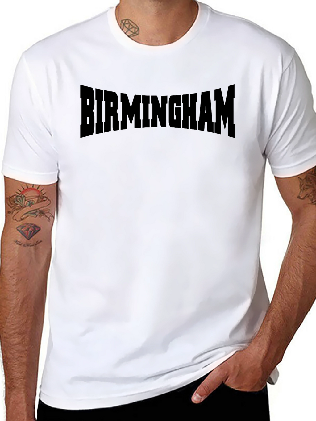 Birmingham Graphic T-Shirt - Solid Black