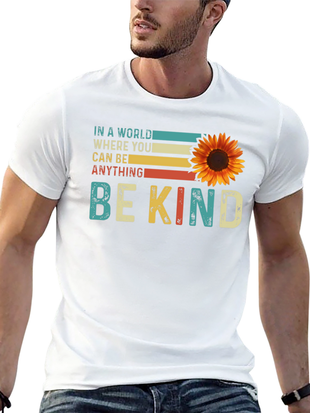 Be Kind Sunflower Graphic Tee
