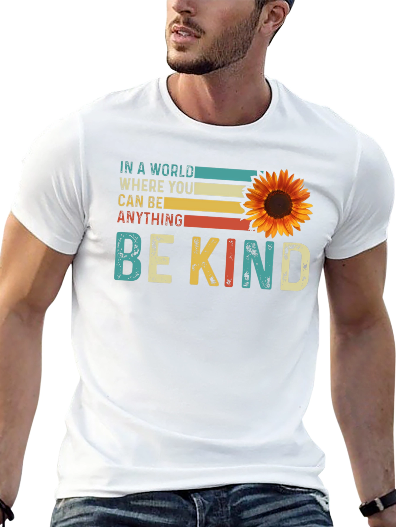 Be Kind Sunflower Graphic Tee