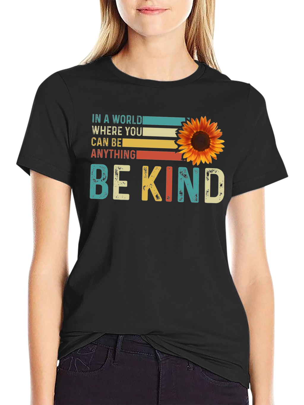 Be Kind Sunflower Graphic Tee