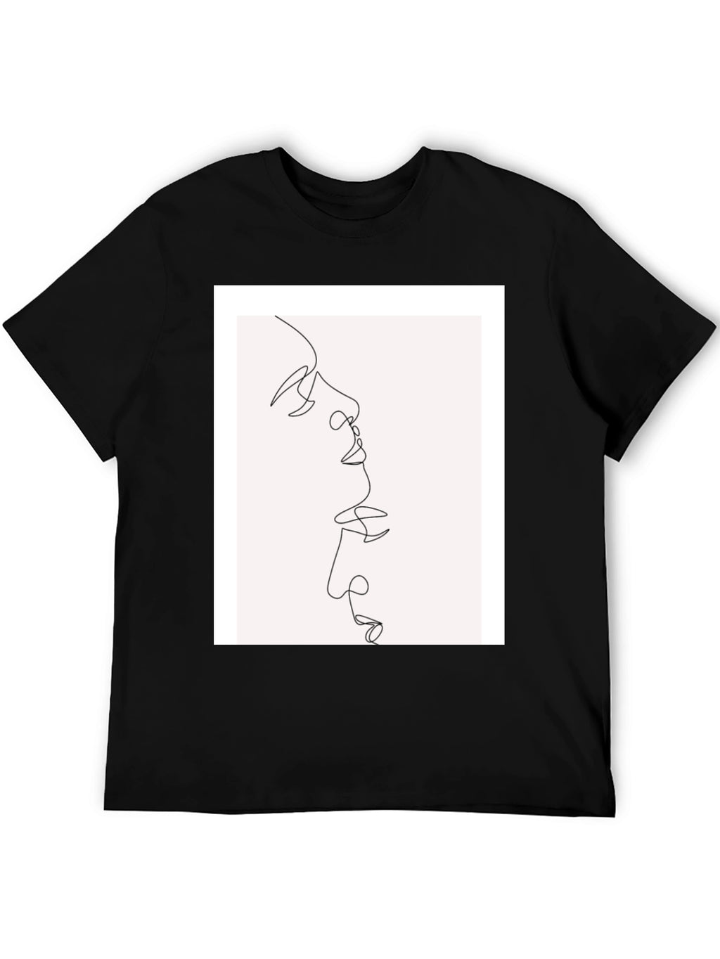 Abstract Line Art Graphic Tee