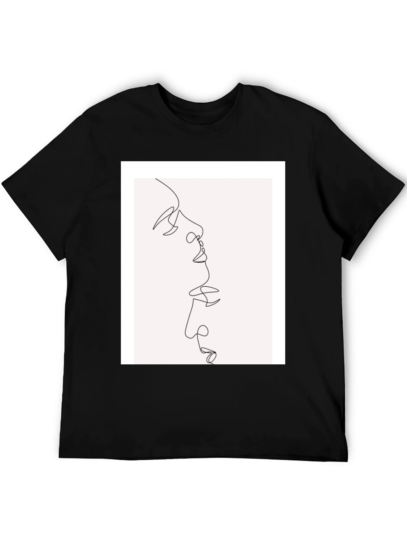 Abstract Line Art Graphic Tee