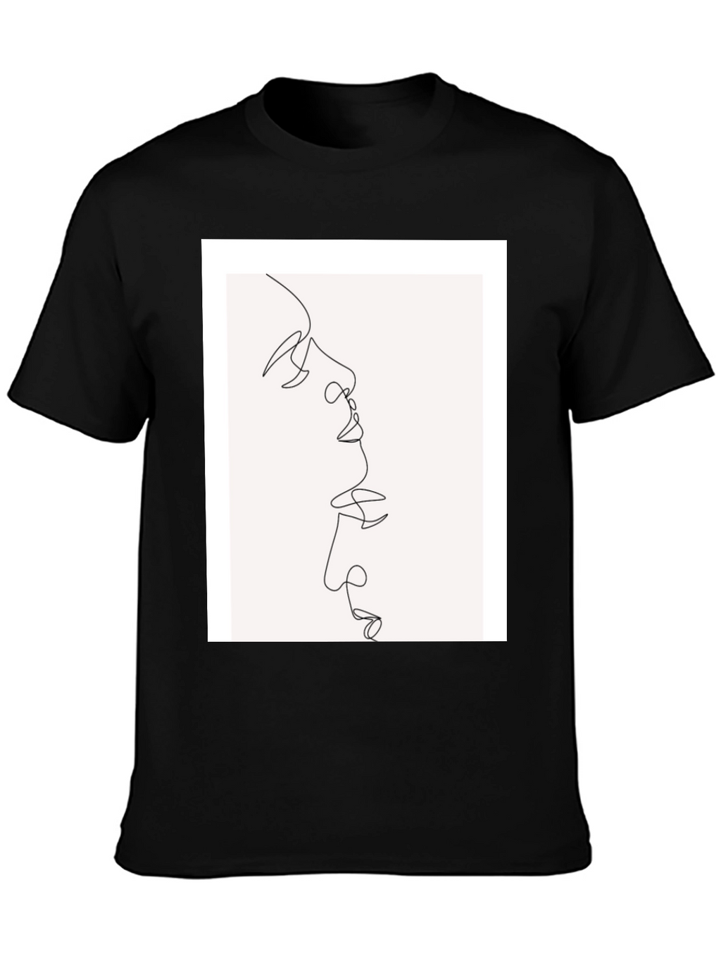 Abstract Line Art Graphic Tee