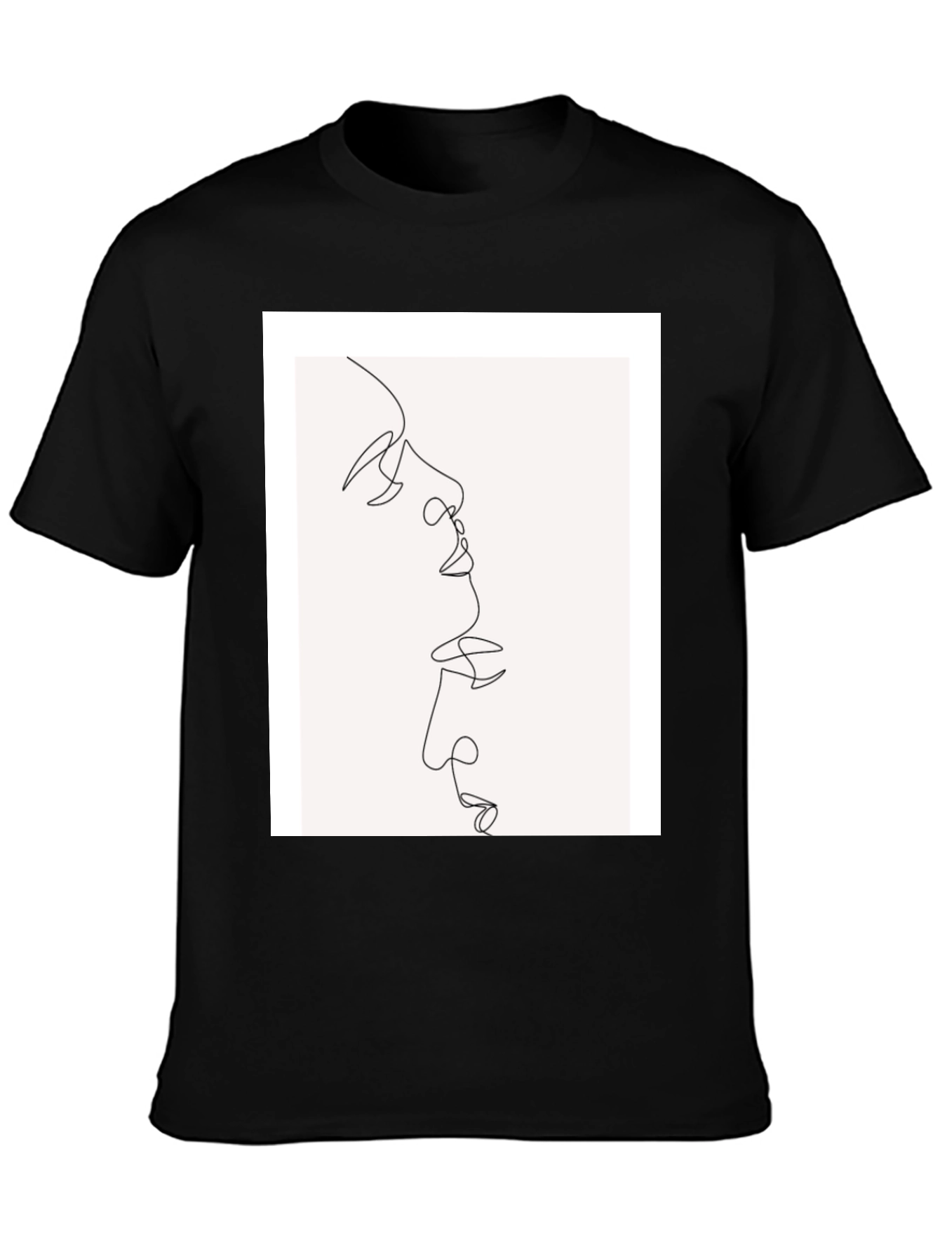 Abstract Line Art Graphic Tee