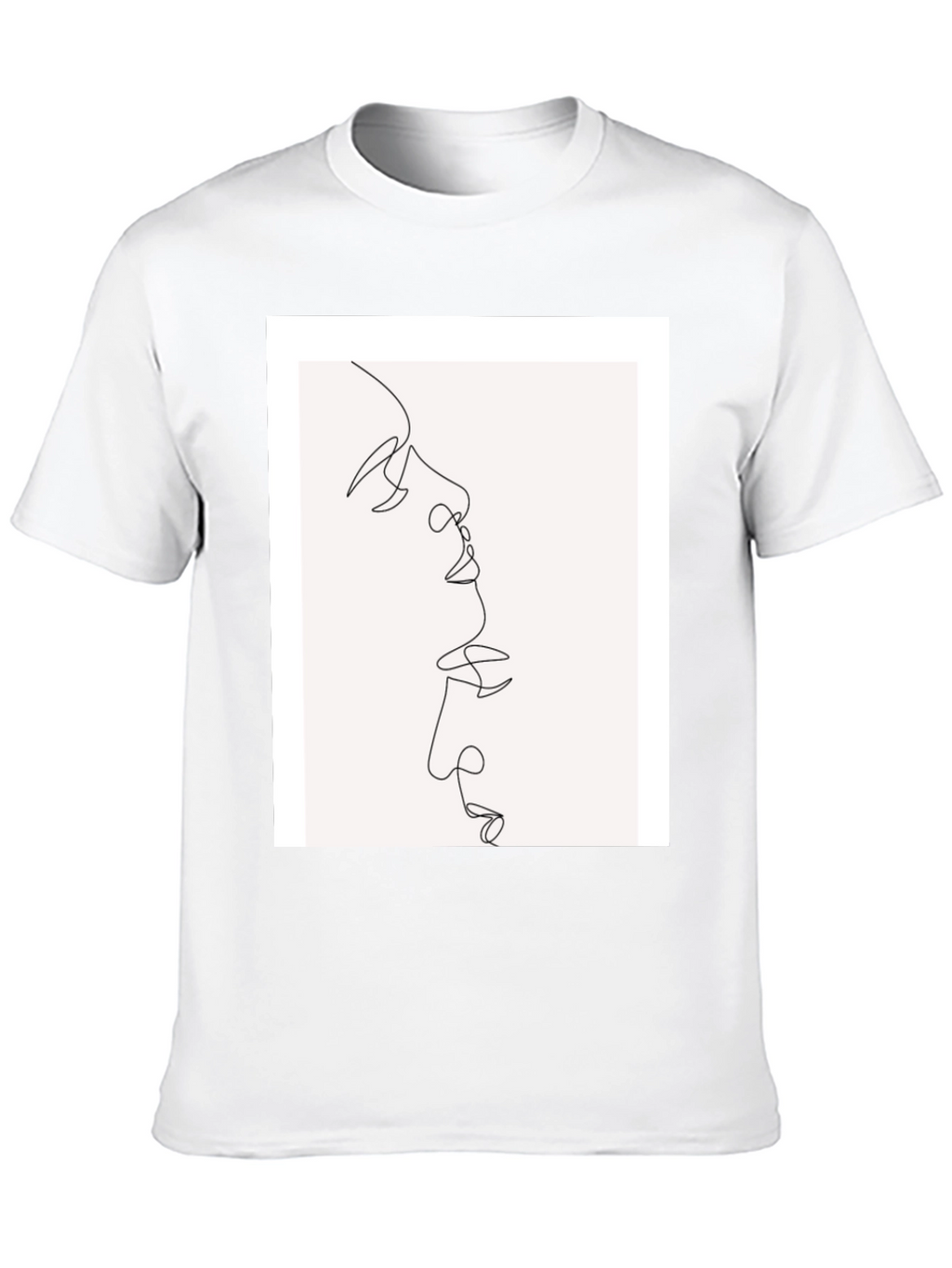Abstract Line Art Graphic Tee