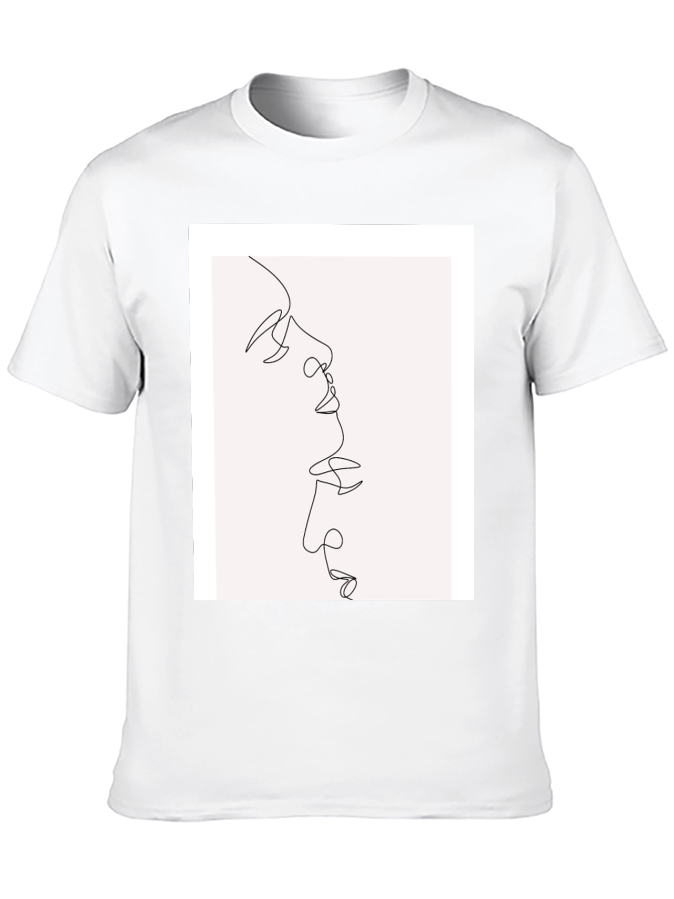 Abstract Line Art Graphic Tee
