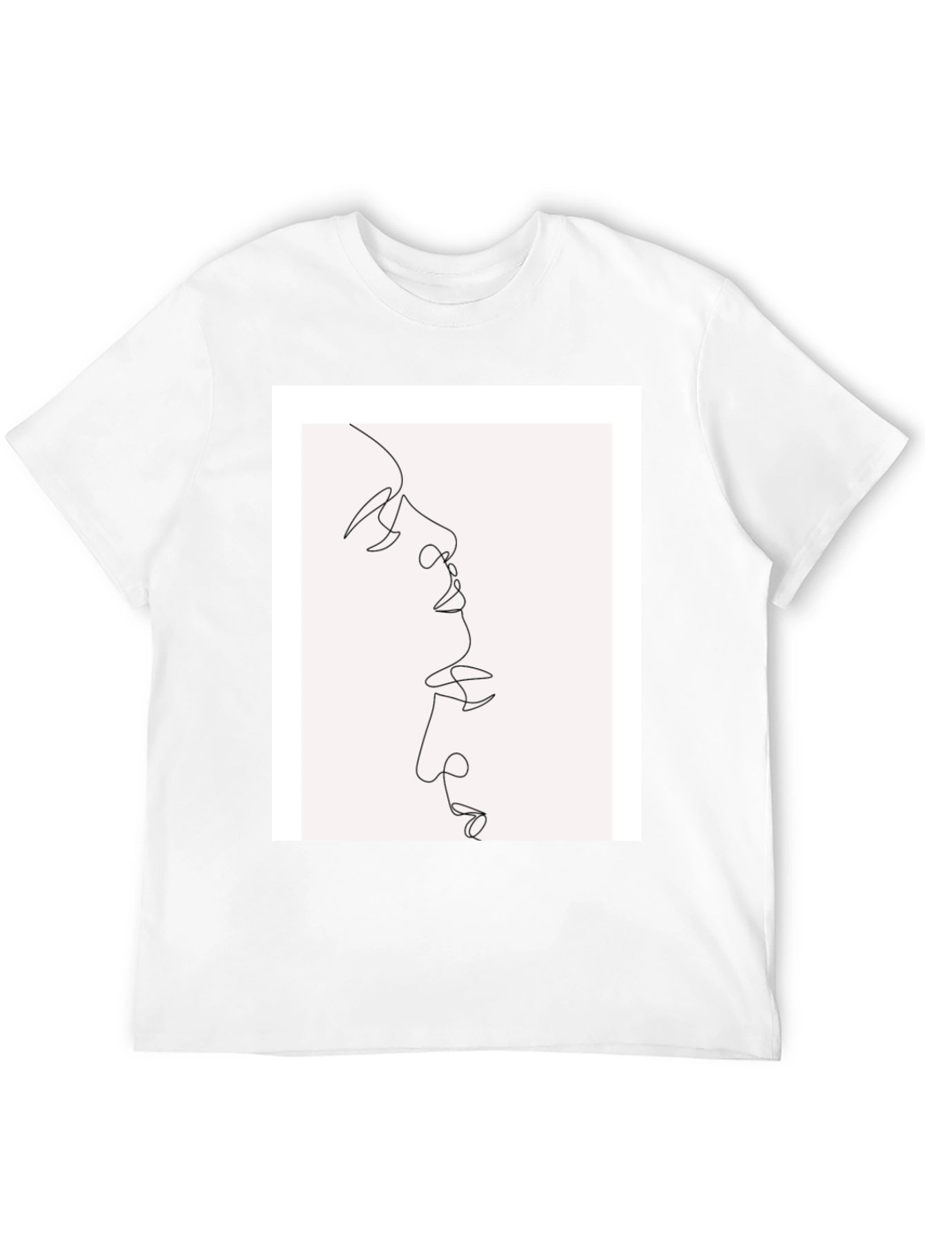 Abstract Line Art Graphic Tee