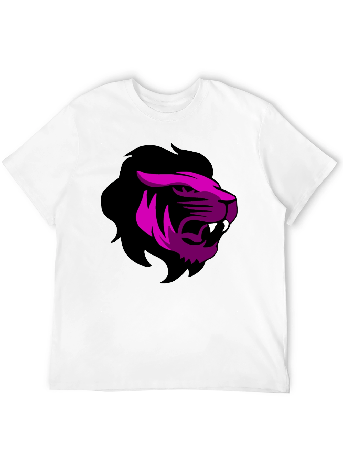 Bold Lion Graphic Tee - Black T-Shirt