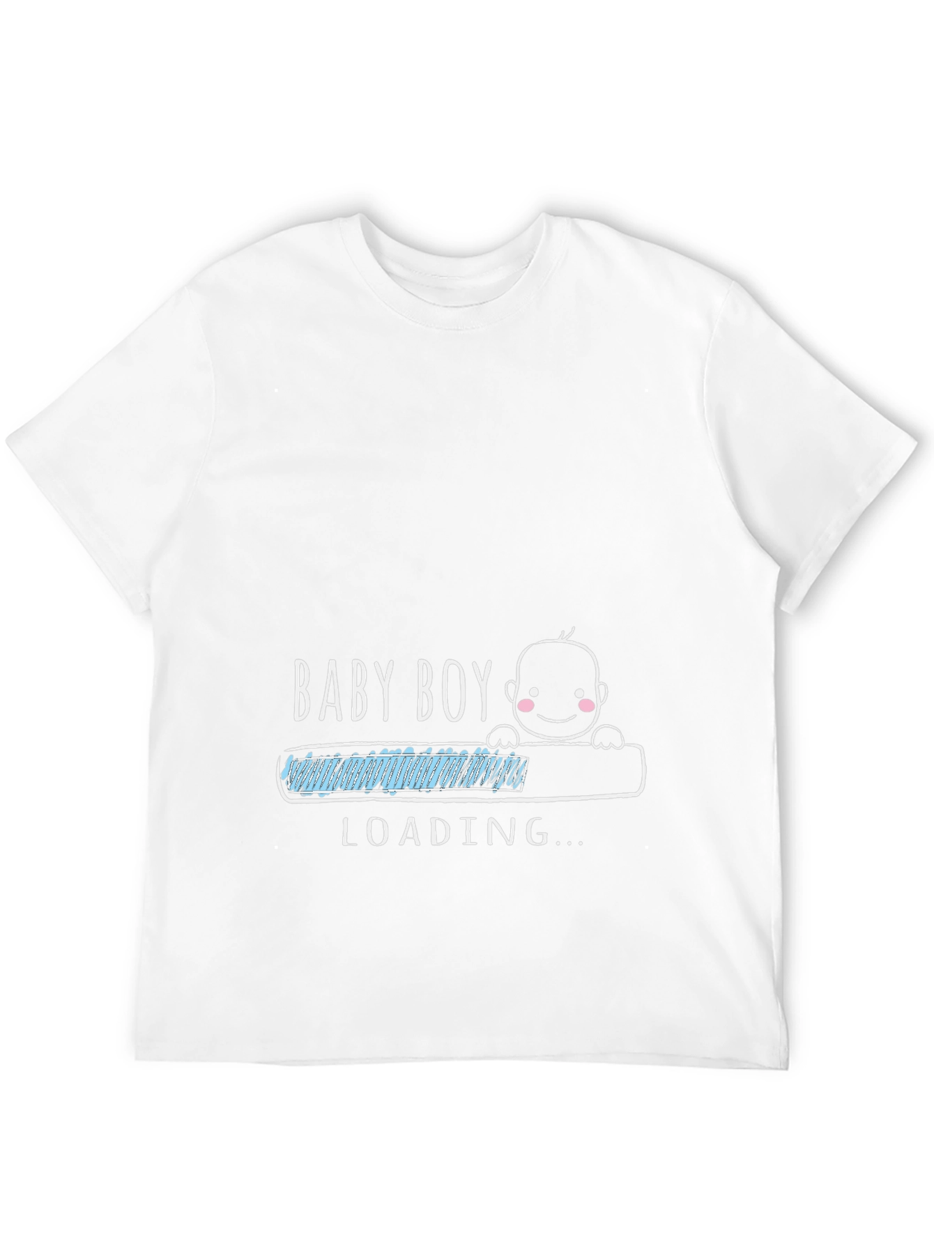 Baby Boy Loading T-Shirt - Expecting Dad Tee