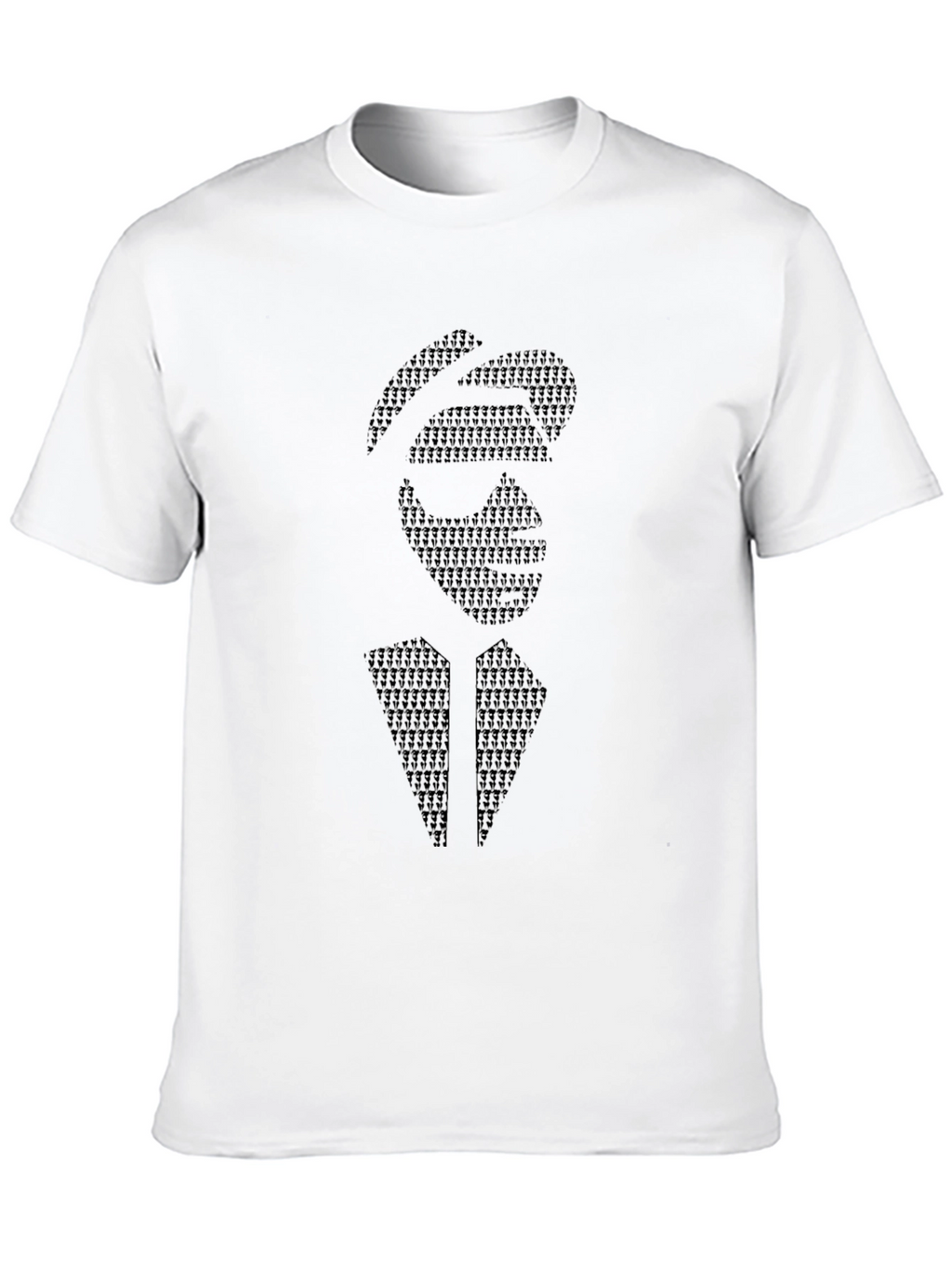 Abstract Graphic Black T-Shirt