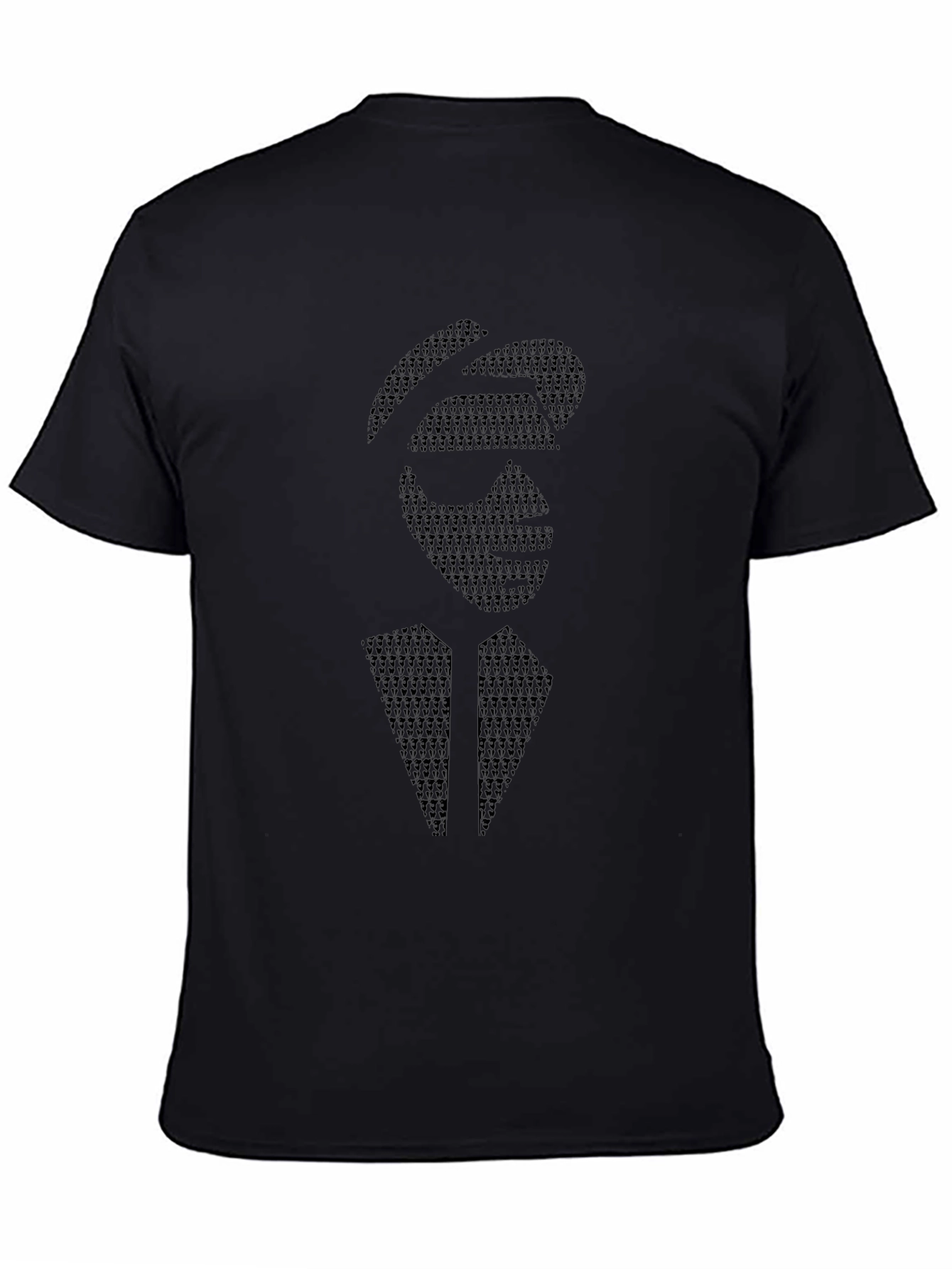 Abstract Graphic Black T-Shirt