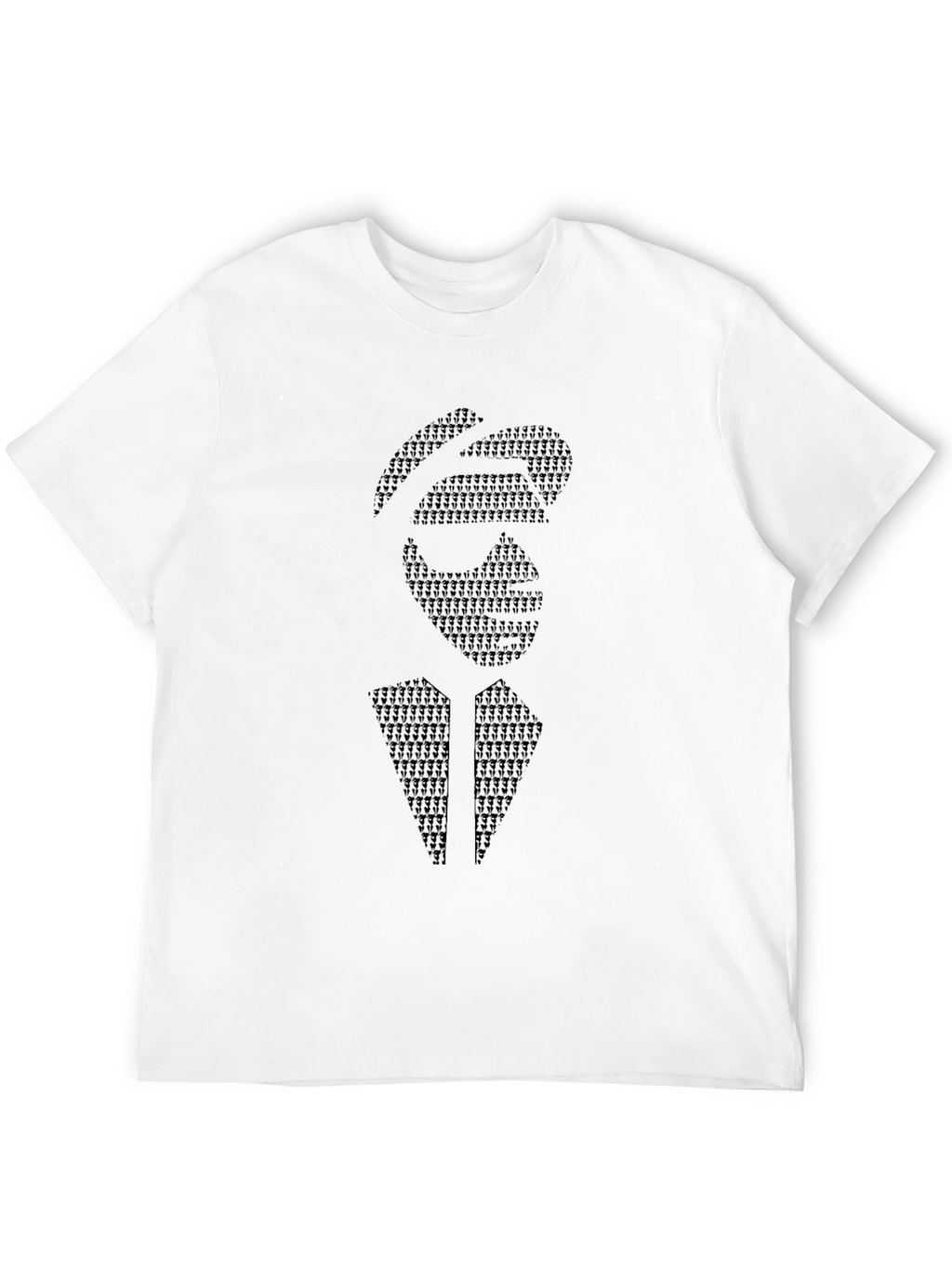 Abstract Graphic Black T-Shirt