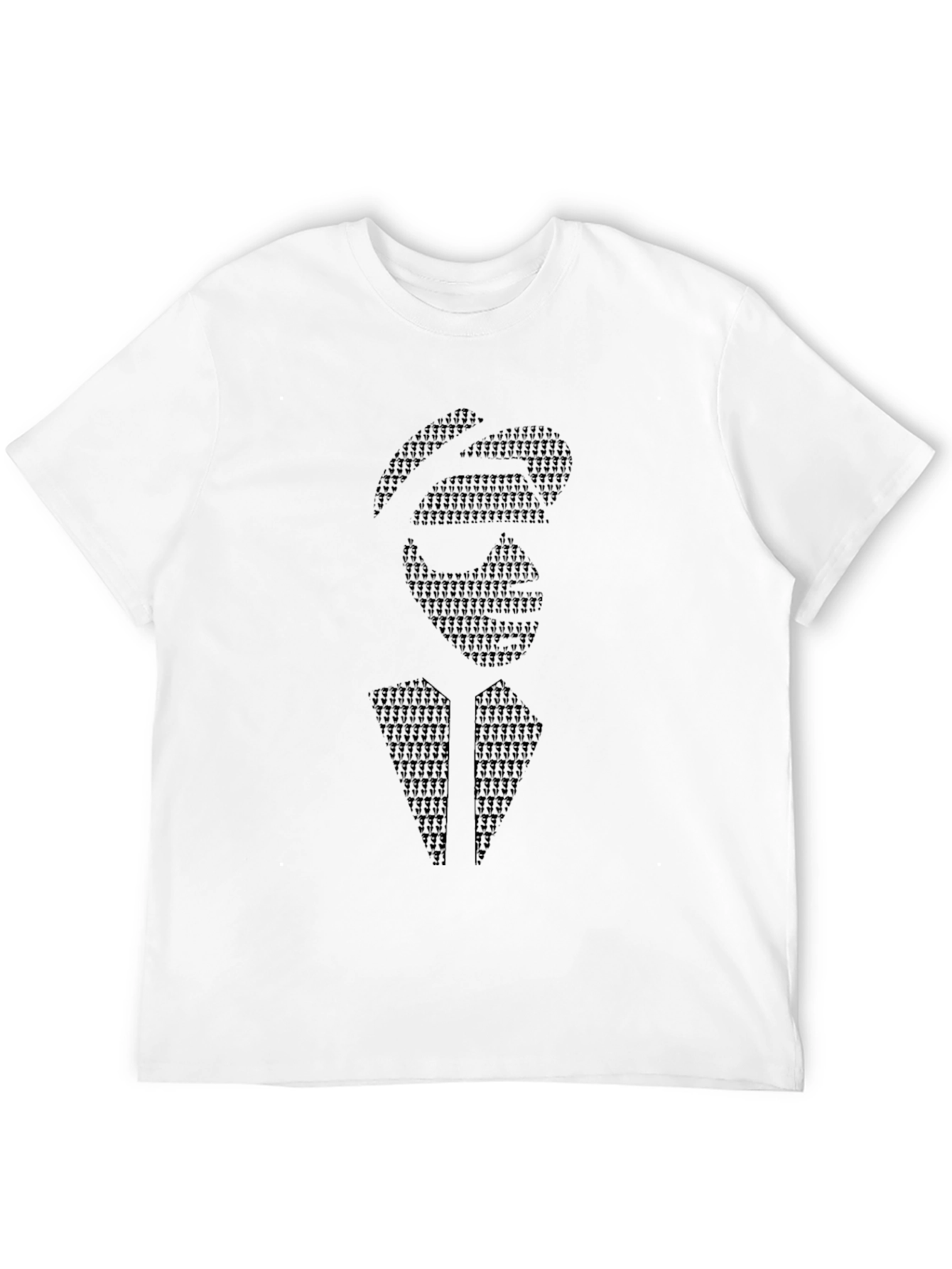 Abstract Graphic Black T-Shirt