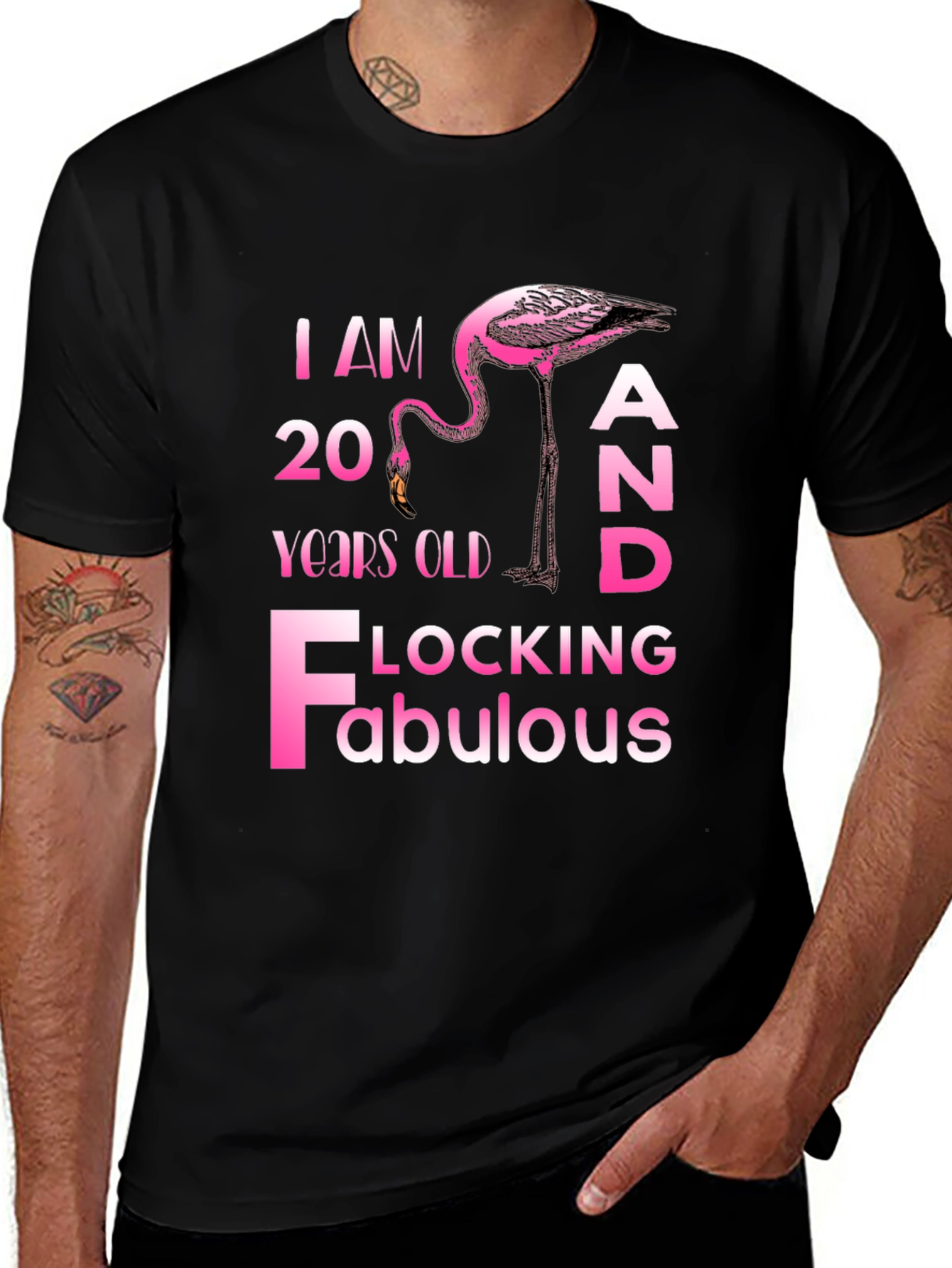 20th Birthday Flamingo T-Shirt