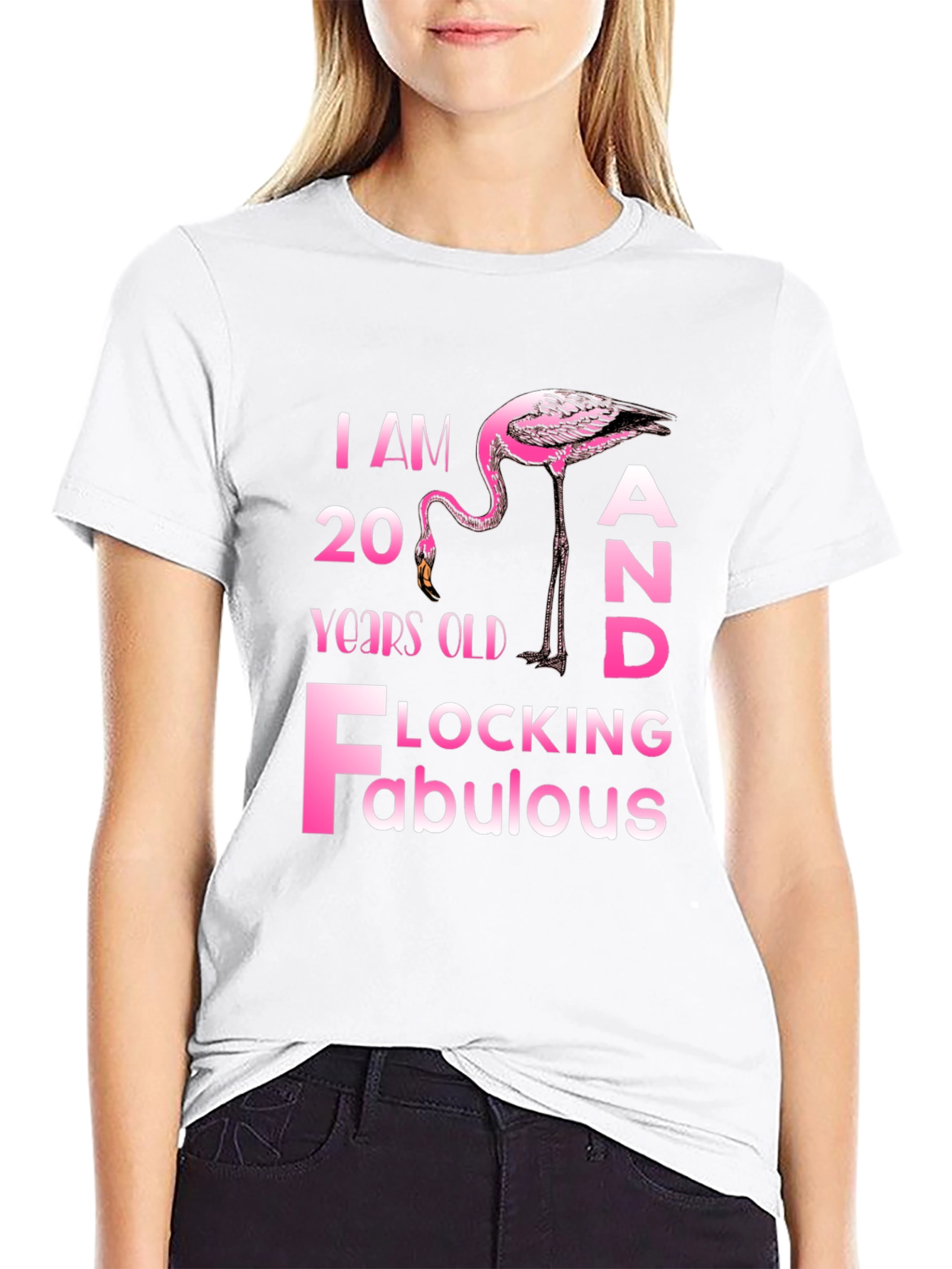 20th Birthday Flamingo T-Shirt