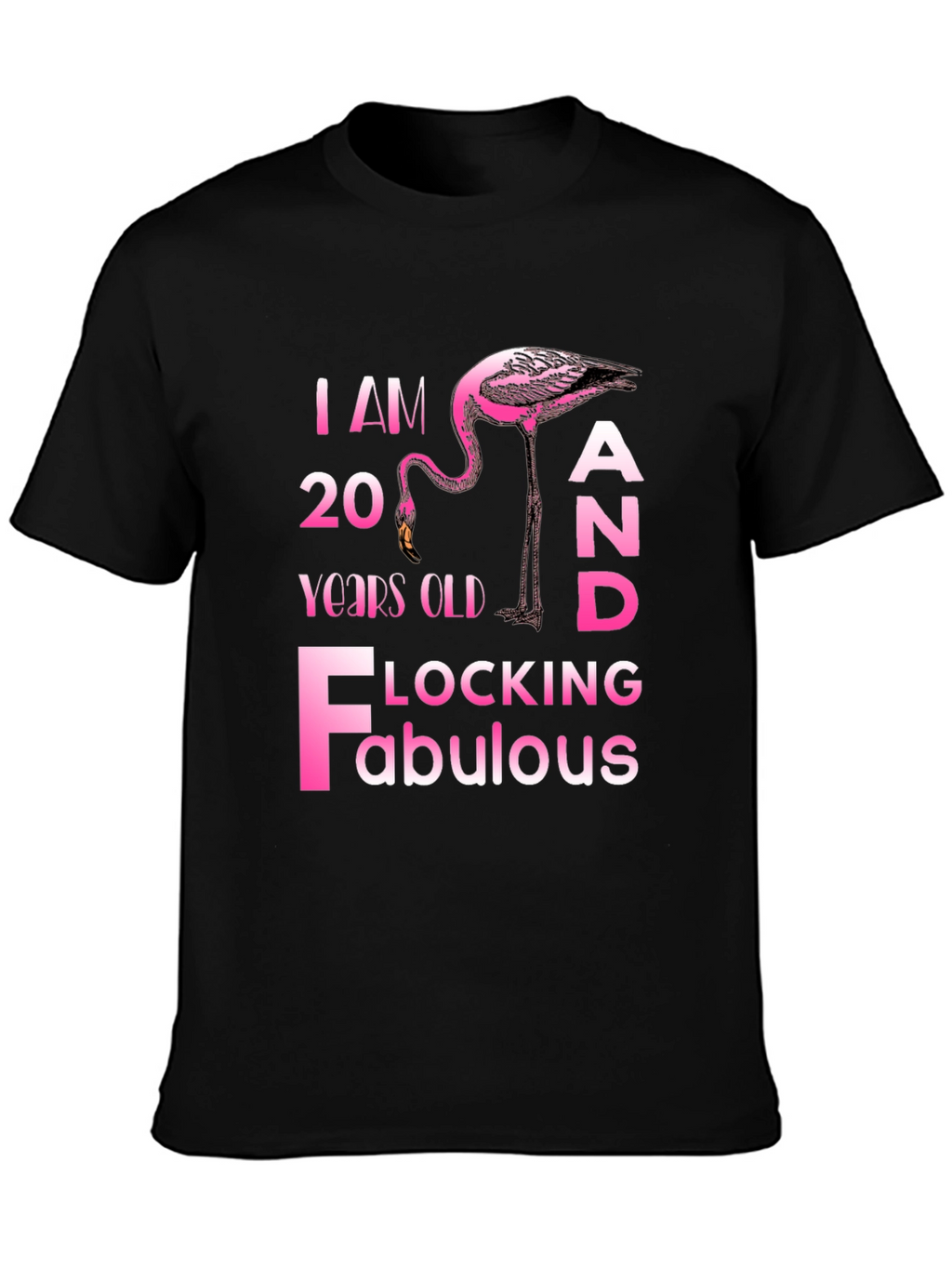 20th Birthday Flamingo T-Shirt