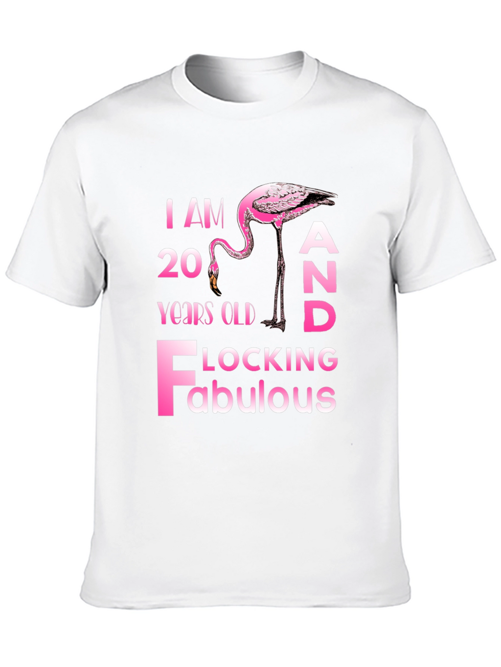 20th Birthday Flamingo T-Shirt