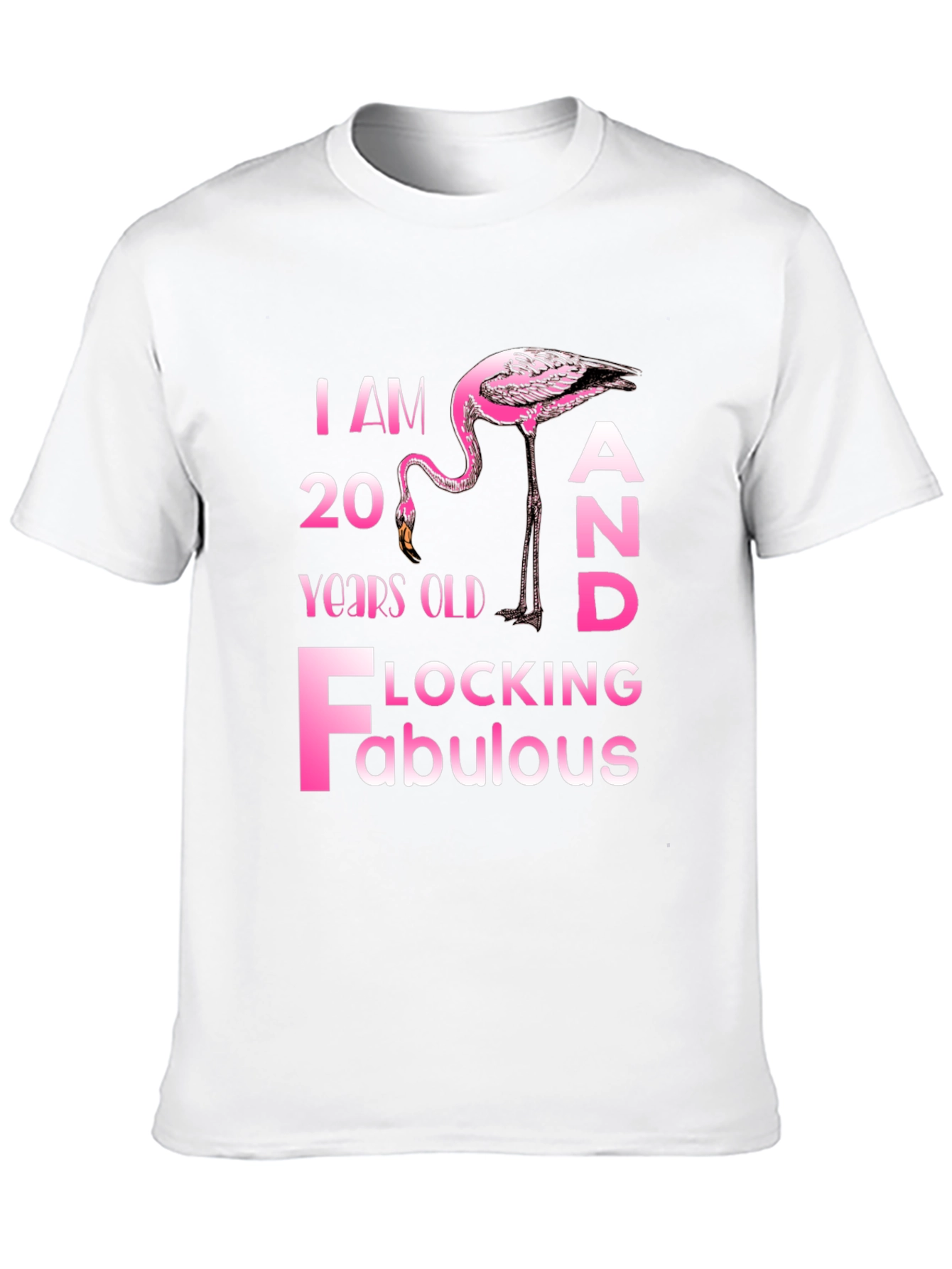 20th Birthday Flamingo T-Shirt