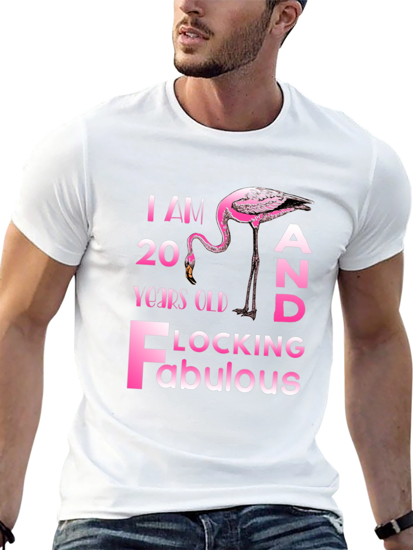 20th Birthday Flamingo T-Shirt