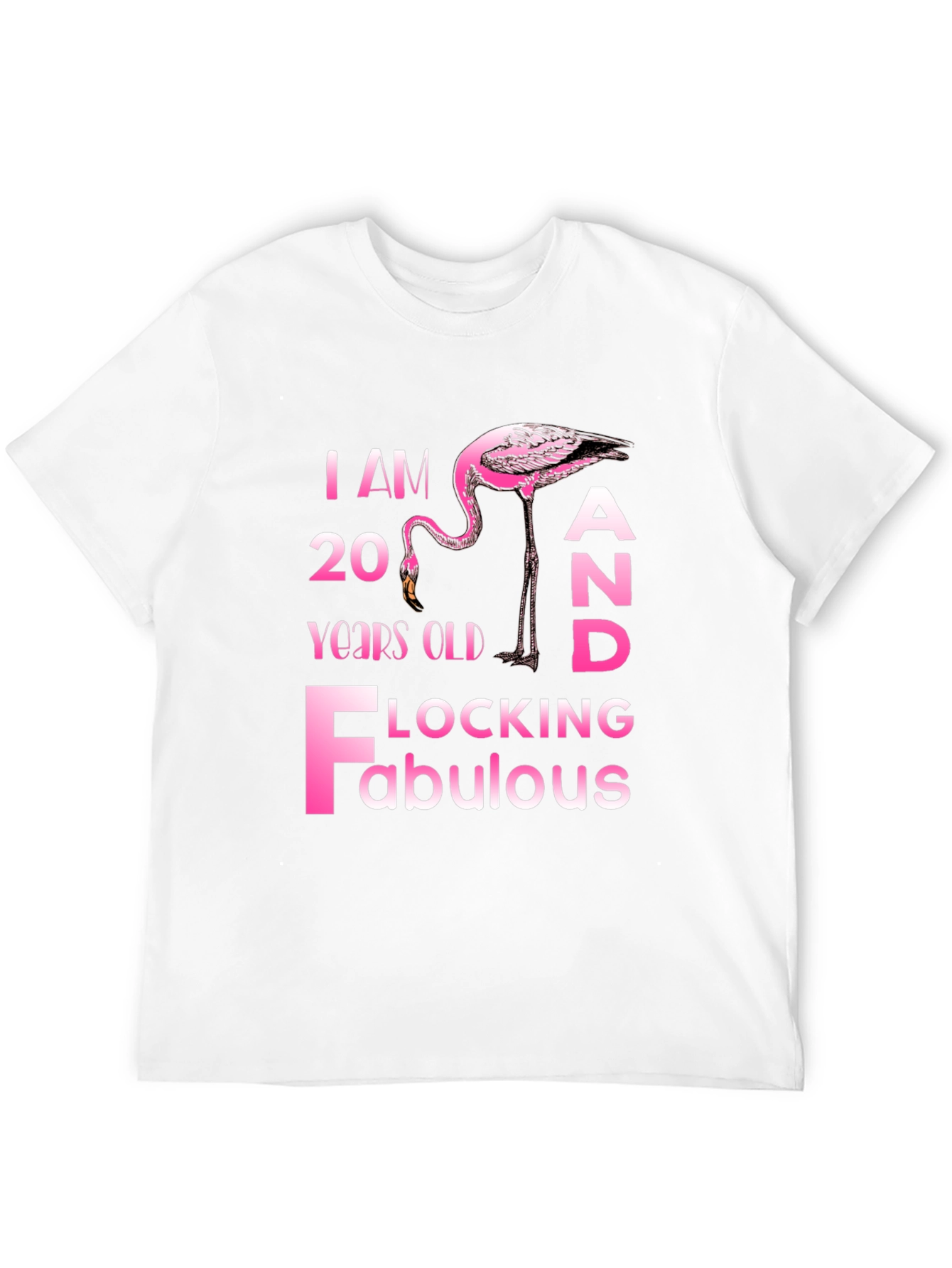 20th Birthday Flamingo T-Shirt