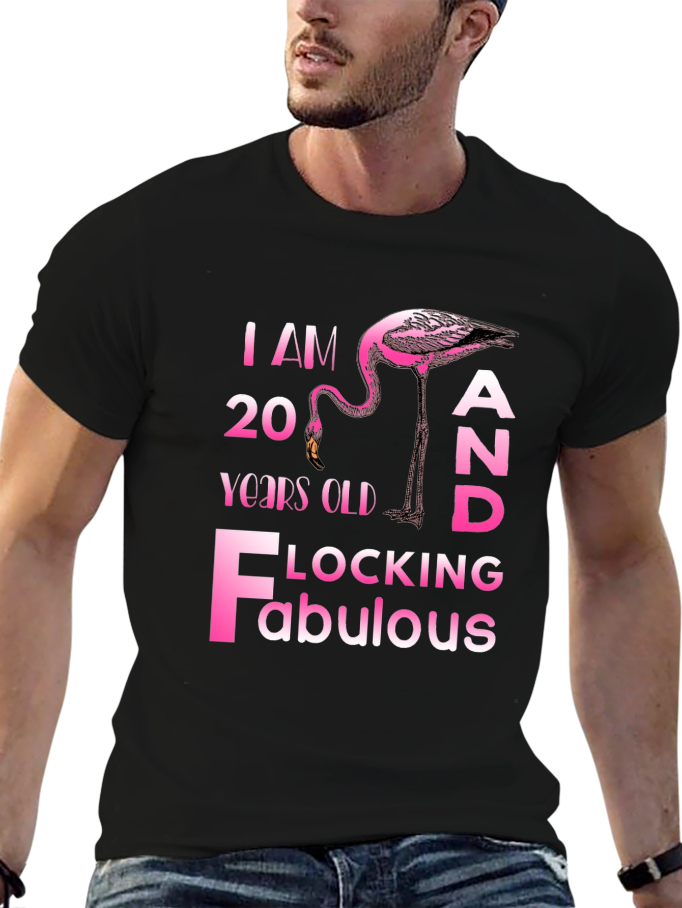 20th Birthday Flamingo T-Shirt