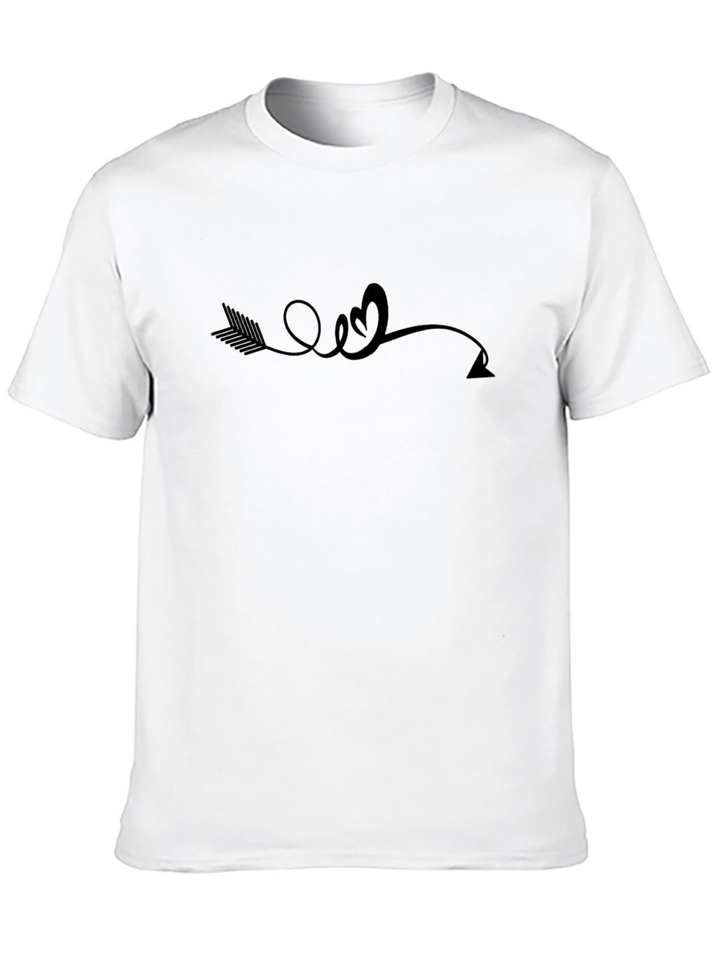 Arrow Heart Love Graphic T-Shirt