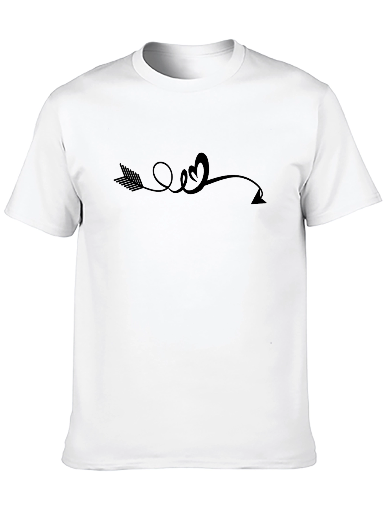 Arrow Heart Love Graphic T-Shirt