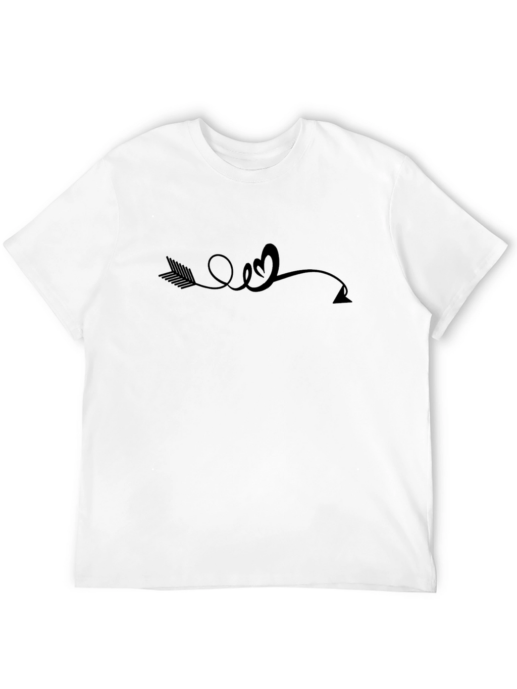 Arrow Heart Love Graphic T-Shirt