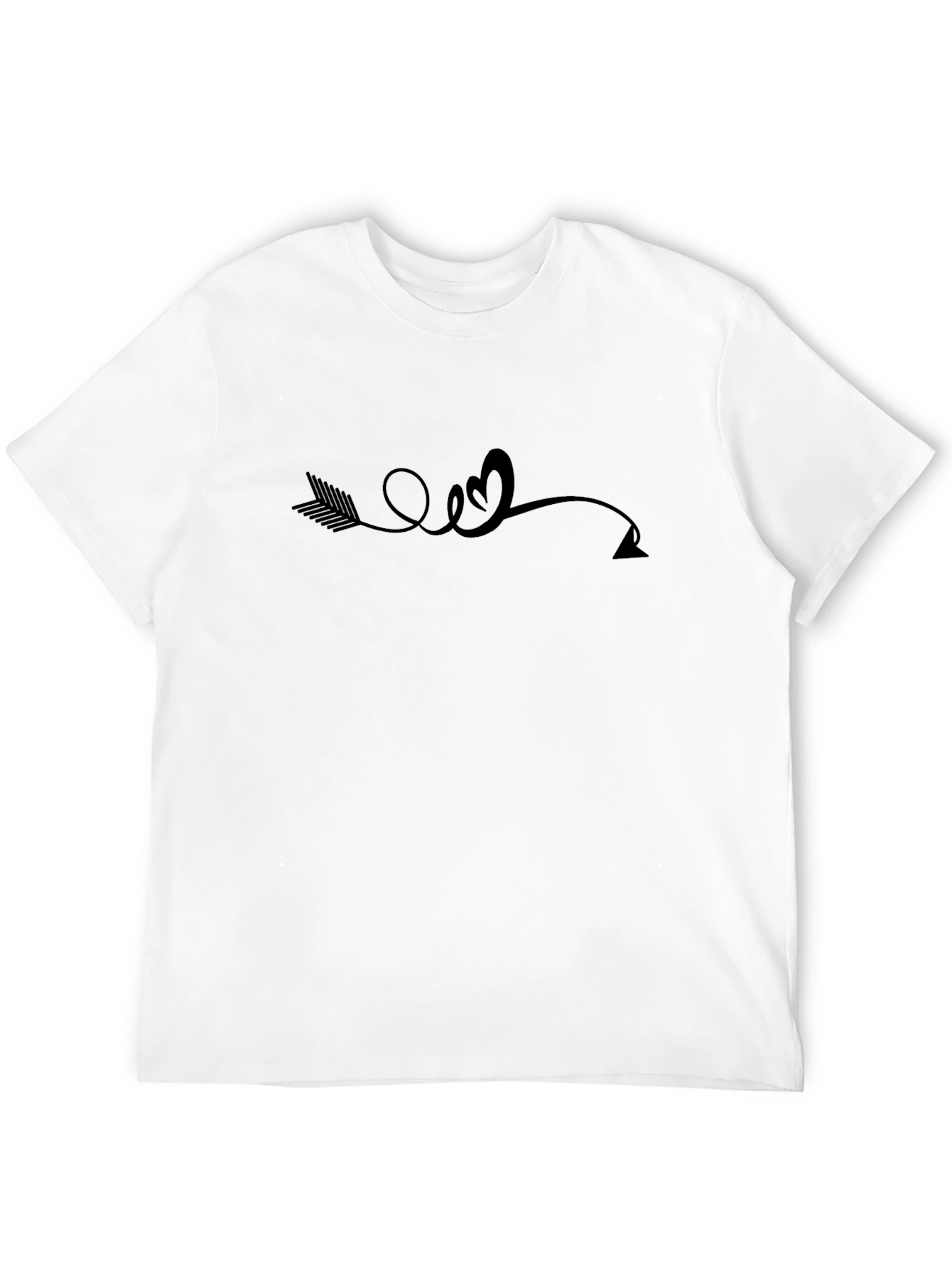 Arrow Heart Love Graphic T-Shirt
