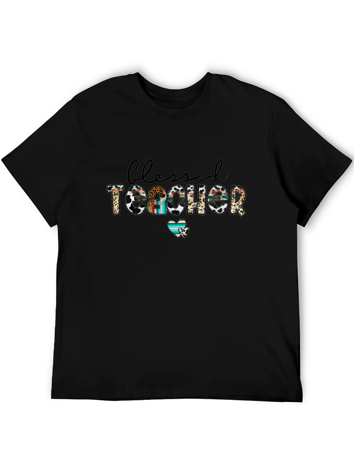 Blessed Teacher Graphic T-Shirt