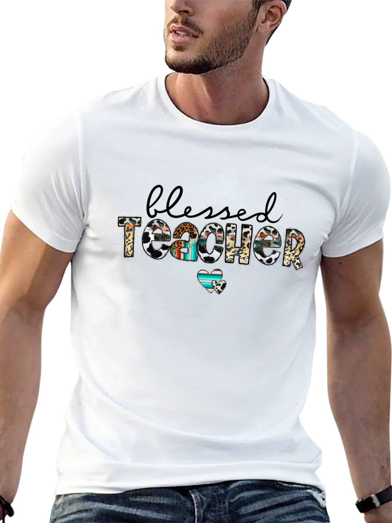 Blessed Teacher Graphic T-Shirt