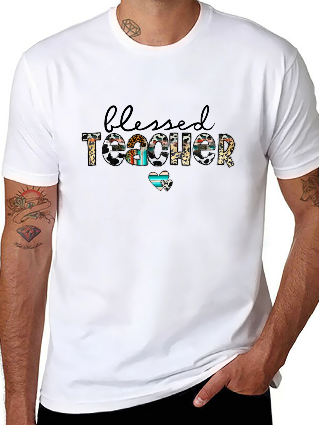 Blessed Teacher Graphic T-Shirt