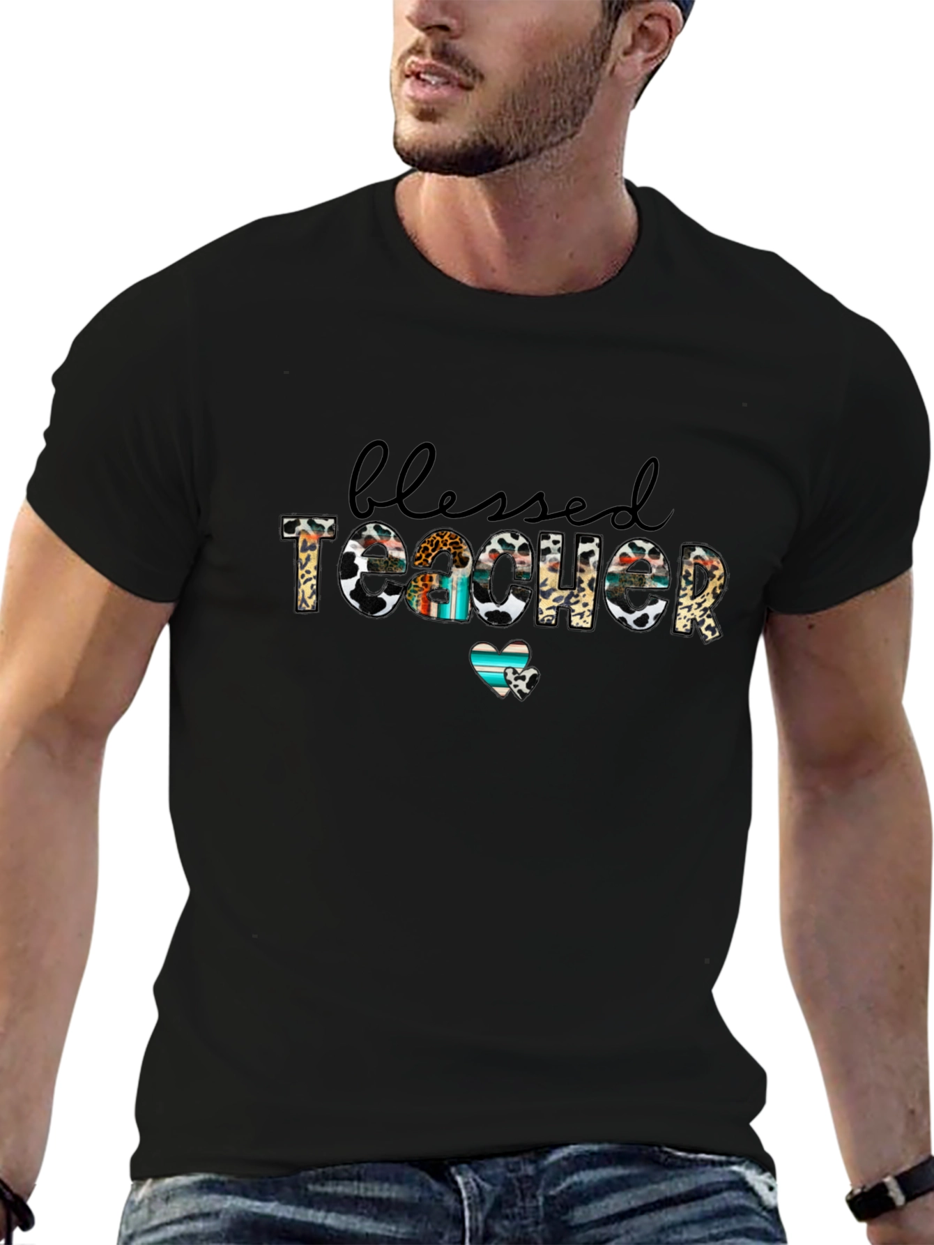 Blessed Teacher Graphic T-Shirt
