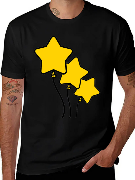 3 Flying Stars Essential Unisex Summer Tee – Soft Cotton Casual Fit