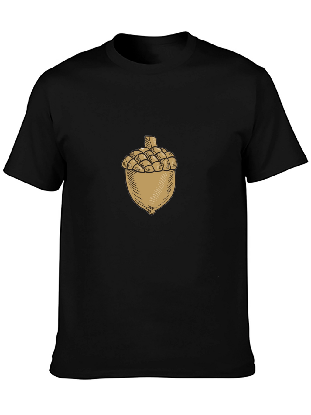 Acorn Graphic Black T-Shirt