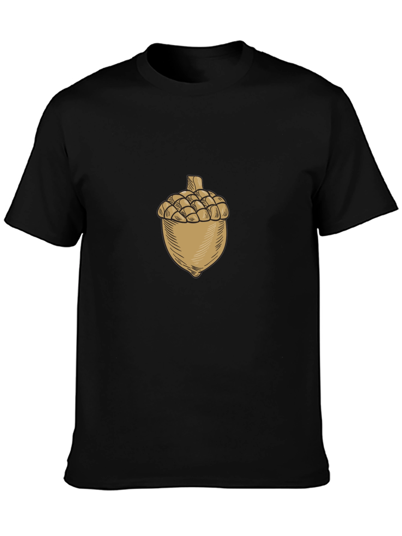 Acorn Graphic Black T-Shirt