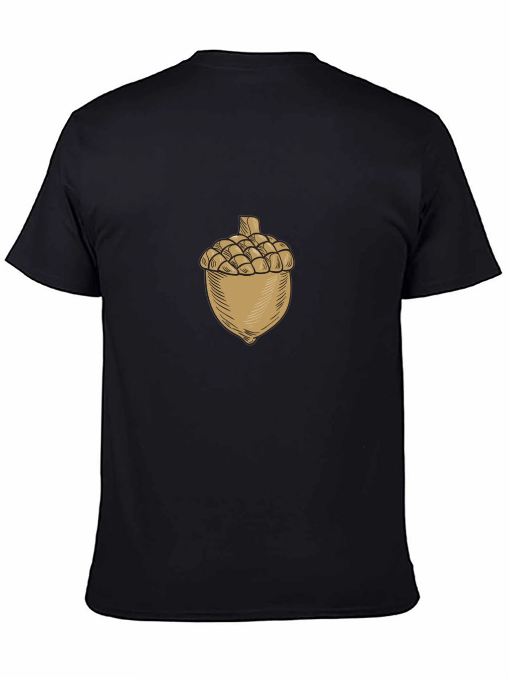 Acorn Graphic Black T-Shirt