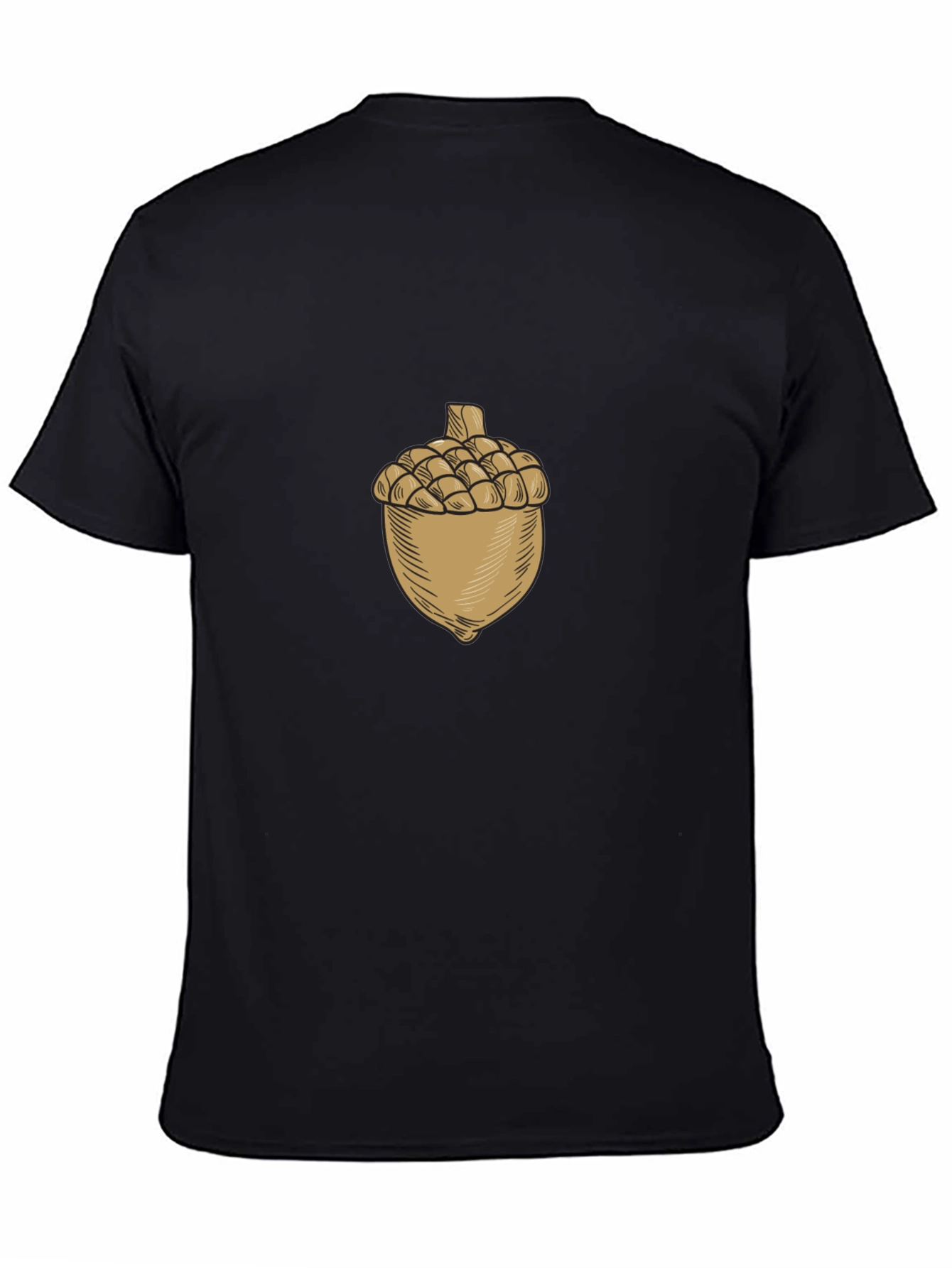 Acorn Graphic Black T-Shirt
