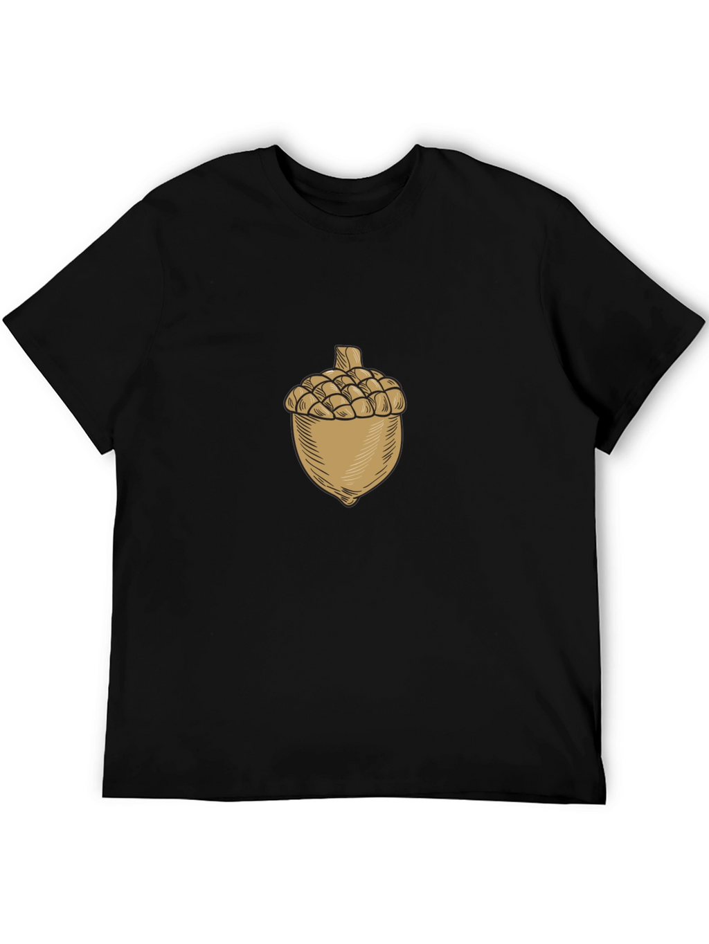 Acorn Graphic Black T-Shirt