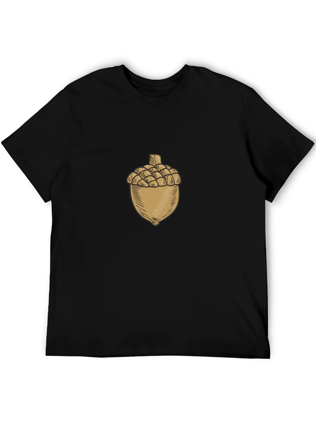 Acorn Graphic Black T-Shirt