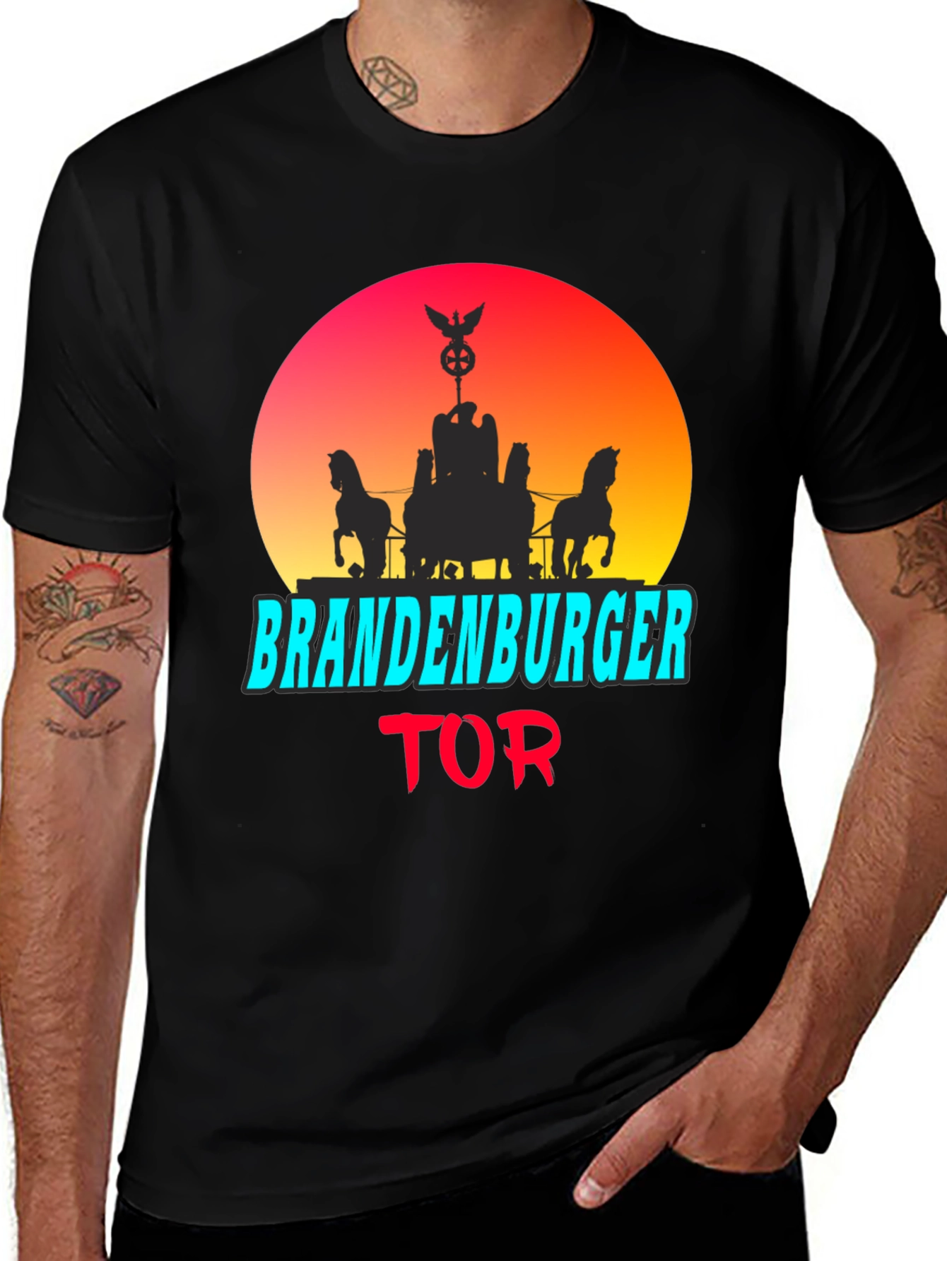 Brandenburger Tor Graphic T-Shirt - Berlin Landmark Tee