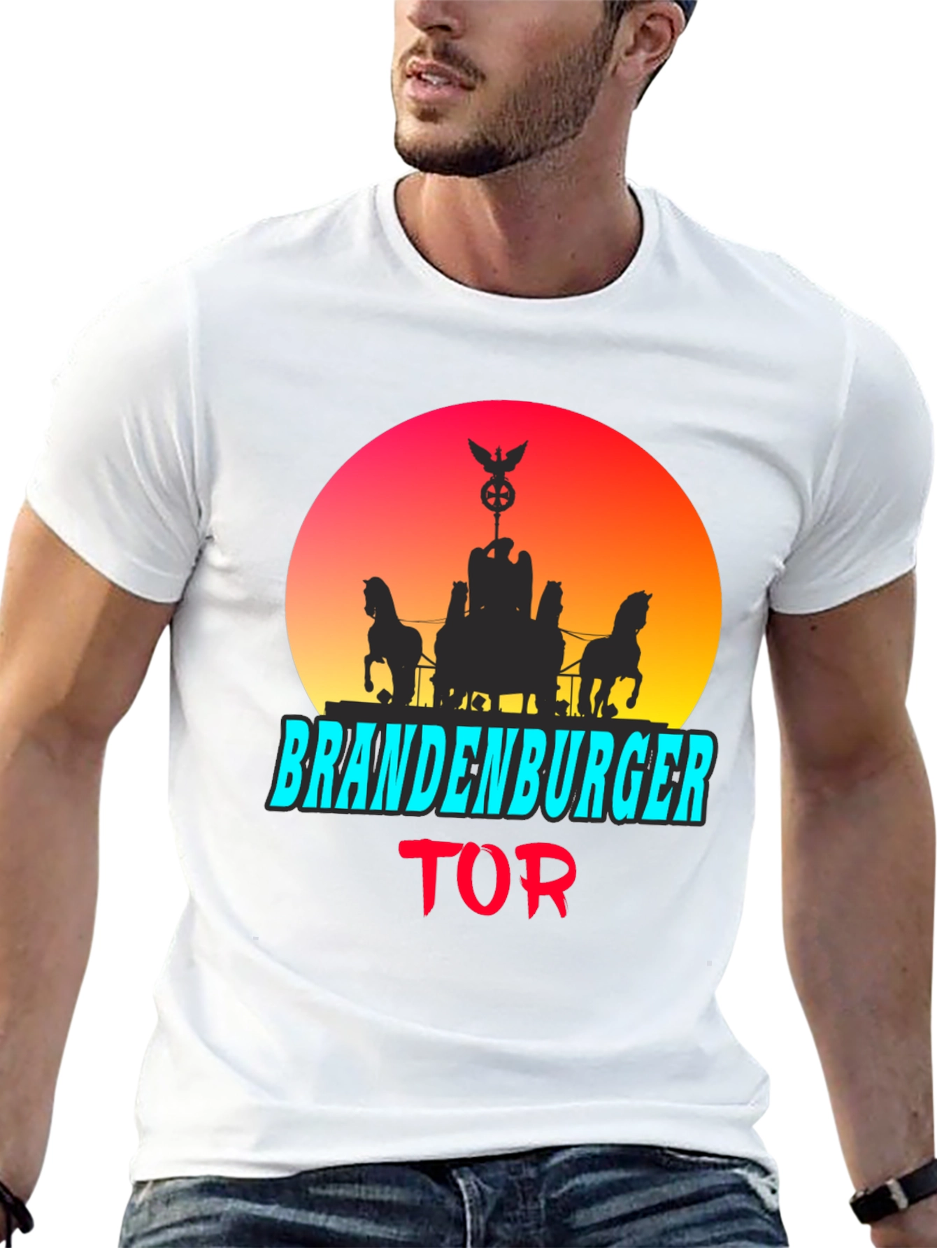 Brandenburger Tor Graphic T-Shirt - Berlin Landmark Tee