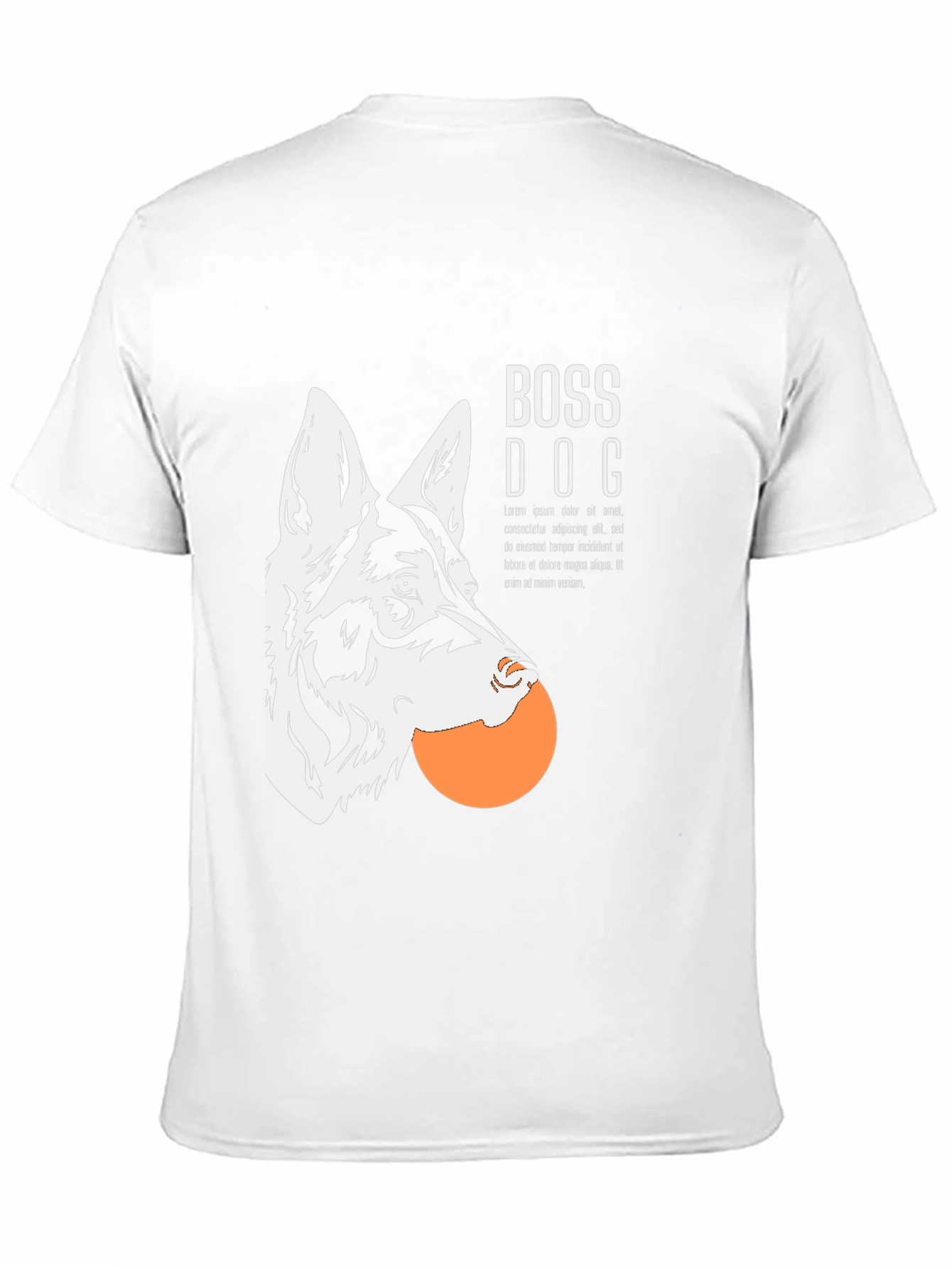 Boss Dog Graphic T-Shirt - Cool Canine Design