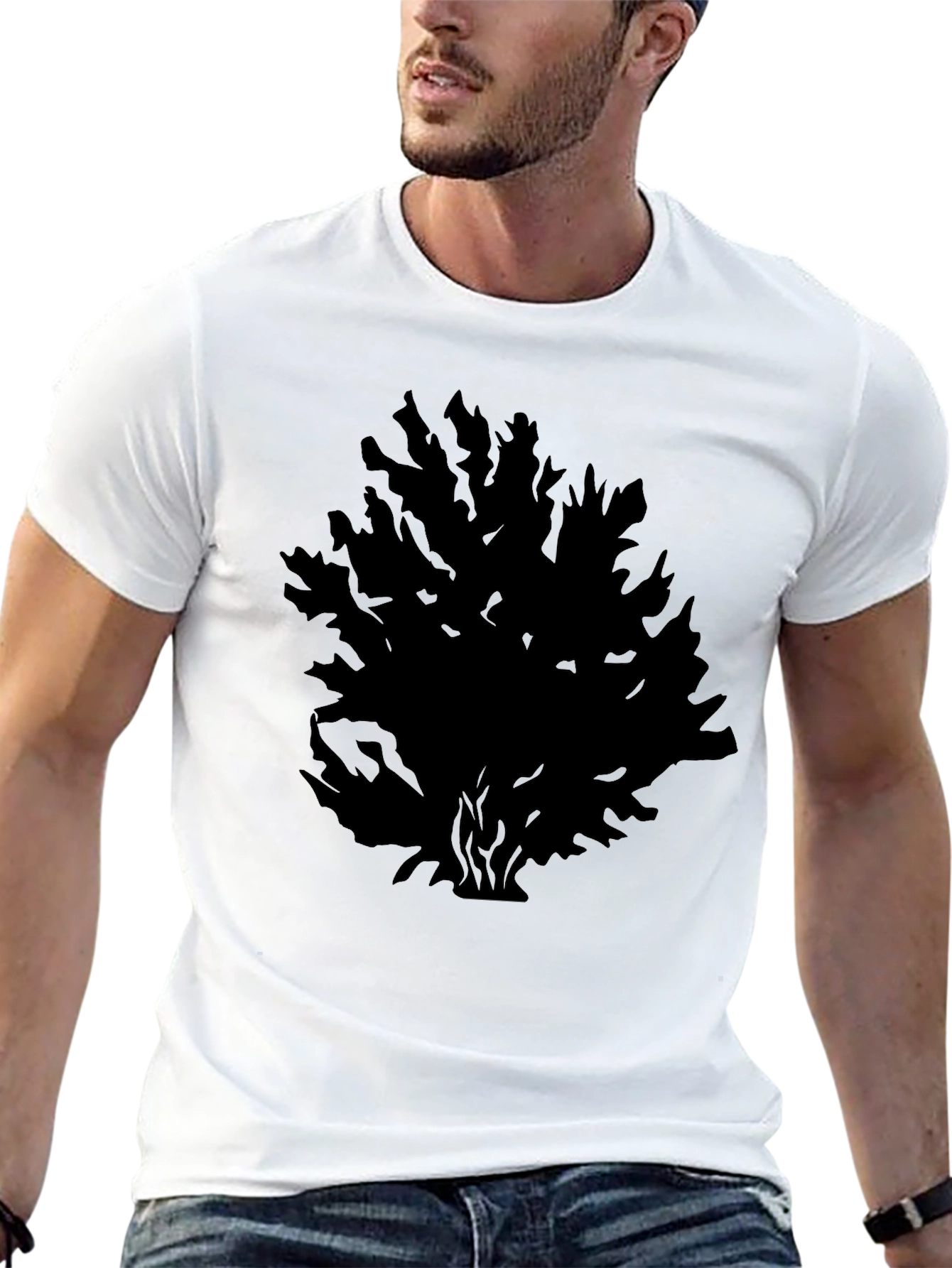 Black Tree Graphic Tee - Modern Style