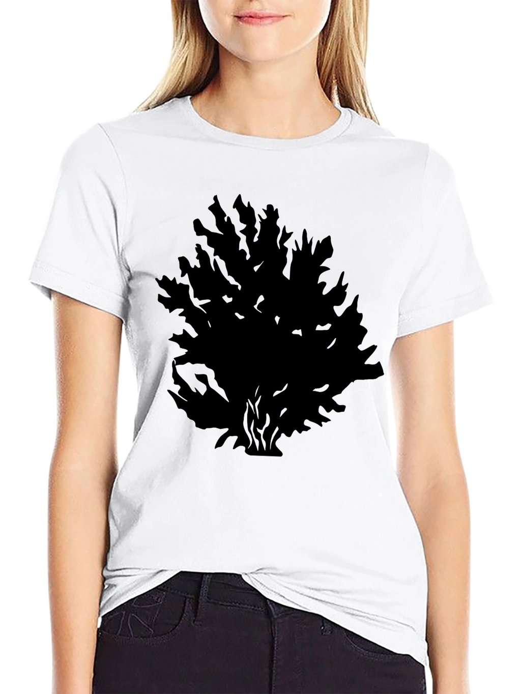 Black Tree Graphic Tee - Modern Style