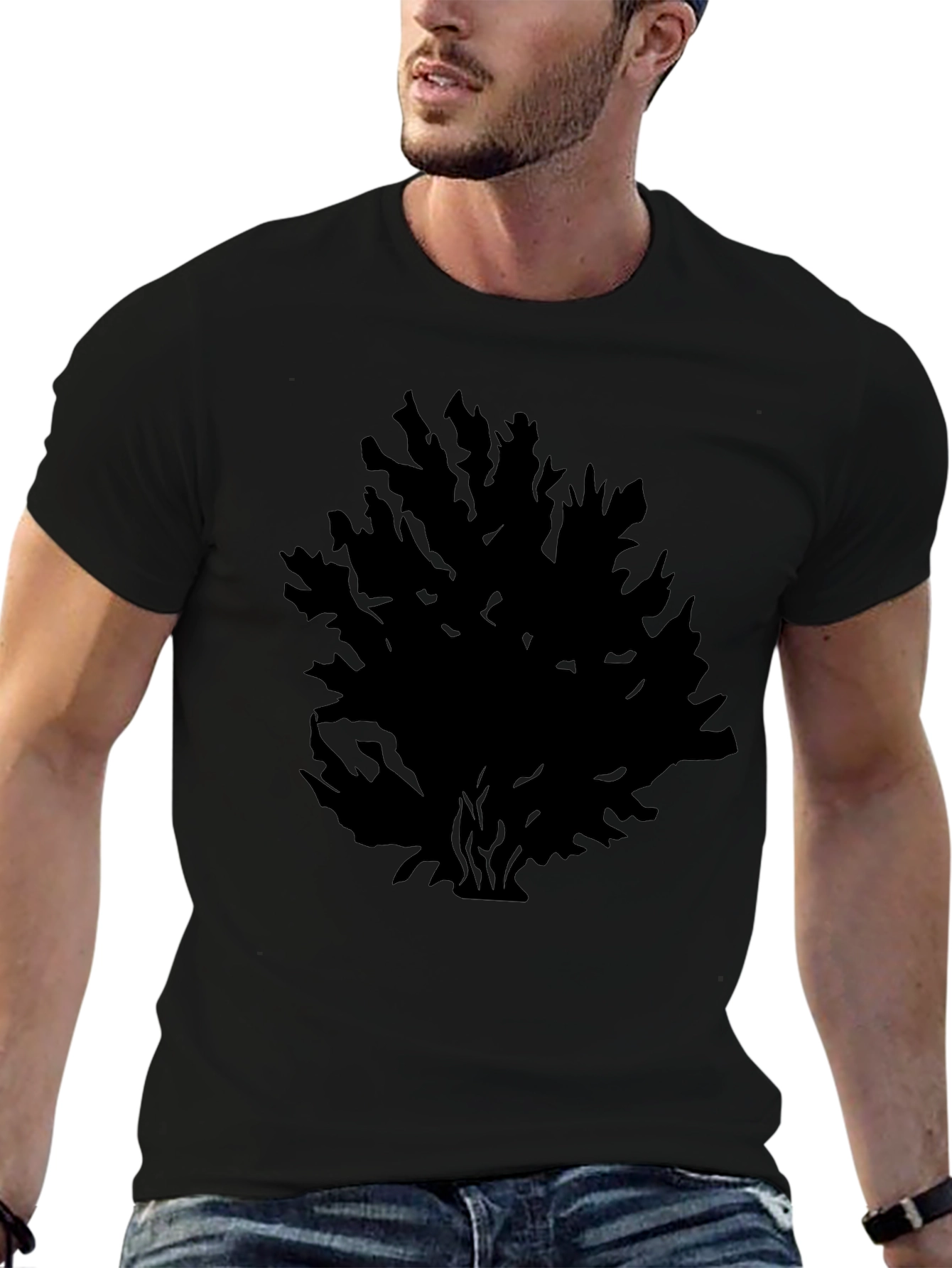 Black Tree Graphic Tee - Modern Style