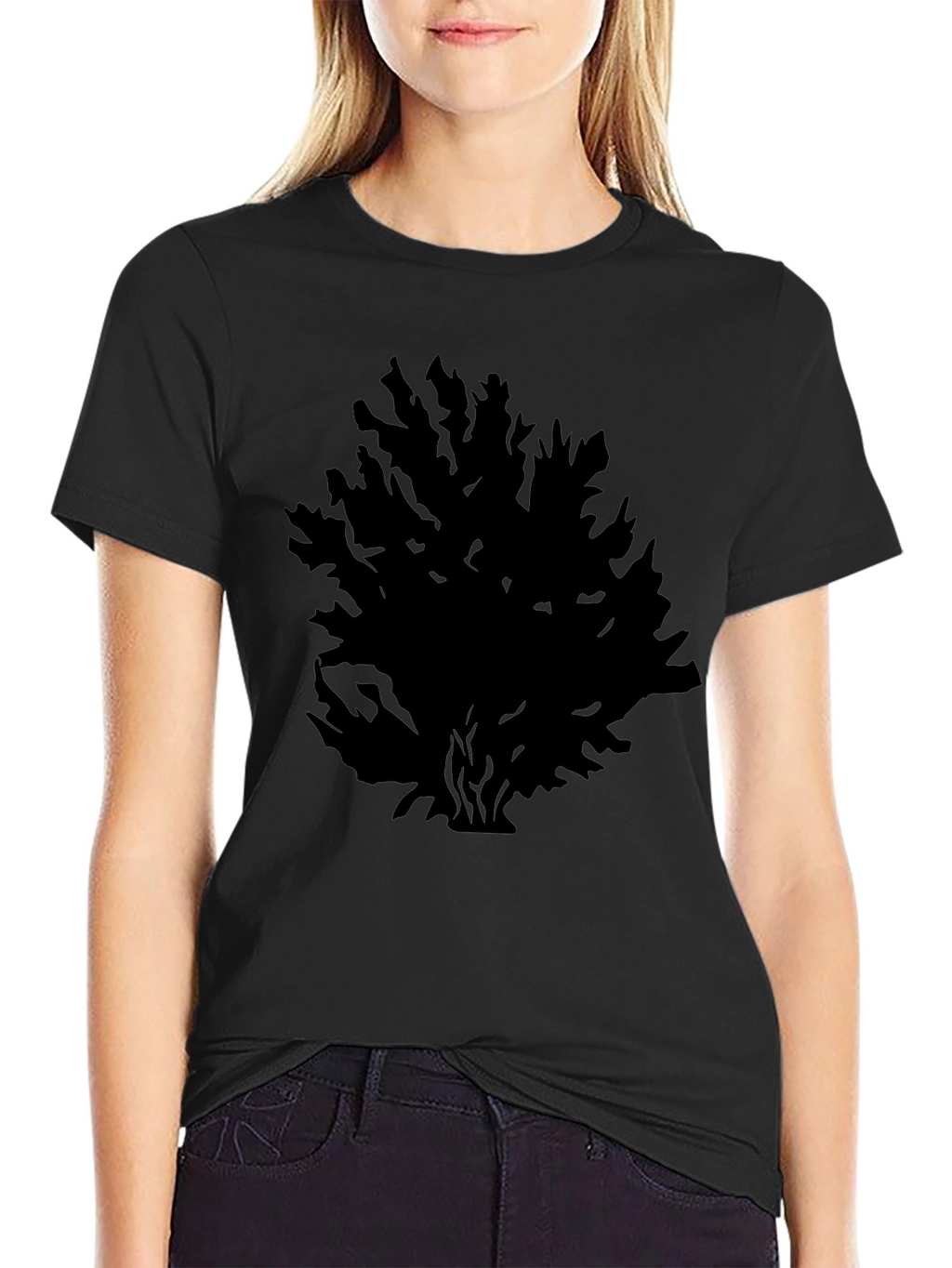 Black Tree Graphic Tee - Modern Style
