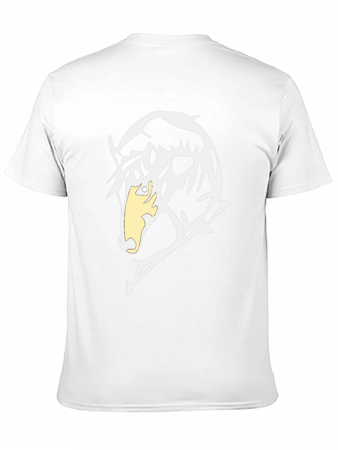 Abstract Graphic Print Black T-Shirt