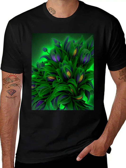 3D Lilies Essential Unisex Summer Tee – Soft Cotton Casual Fit