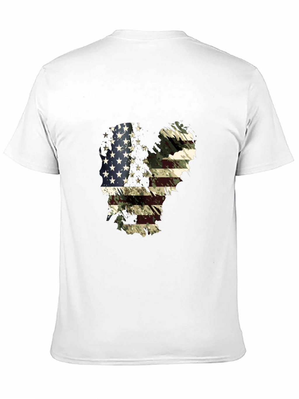 American Flag Camo Graphic T-Shirt